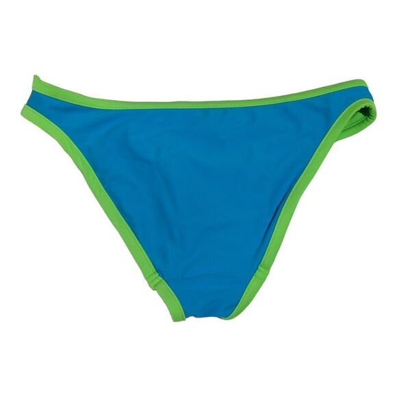 Chubbies NWOT Womens Bikini Swimsuit Size Medium Bottoms Only Neon Blue Green - Picture 2 of 3